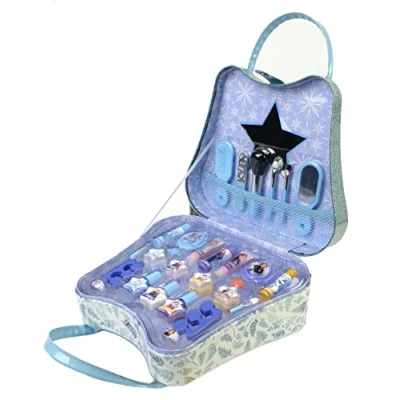 Immagine di Markwins Disney Frozen Weekender Set Trucchi per Bambine Borsetta Bambina Rigida Kit e Accessori Divertenti Colorati Giochi Regali Bambini