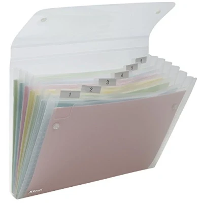 Immagine di REXEL Archiviatore a soffietto Ice 6 tasche Trasparente 2102033
