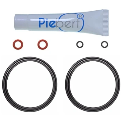 Immagine di Set di cura 200930 per unità produzione Melitta O rings in silicone 7 pezzi, istruzioni (codice QR)