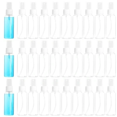Immagine di BELLE VOUS Bottiglie Spray Vuote 50 ml 30 Bottigliette con Tappi Spruzzini in Plastica Ricaricabili Flacone per Pulizia e Profumo Portatile Viaggio