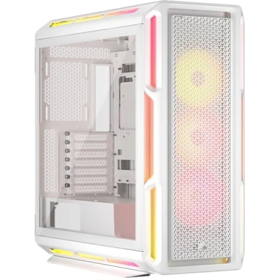 Immagine di Corsair Geh Midi 5000T LX RGB (vetro temperato) Bianco (ATX, mATX, Mini ITX, E ATX), Case PC,