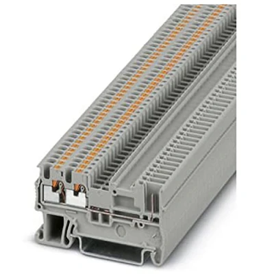 Immagine di Phoenix Contact PT 1,5/S TWIN/1P 3212358 Morsetto passante componibile Numero Poli (num): 3 0.14 mm² 1.5 Grigio 50 pz.