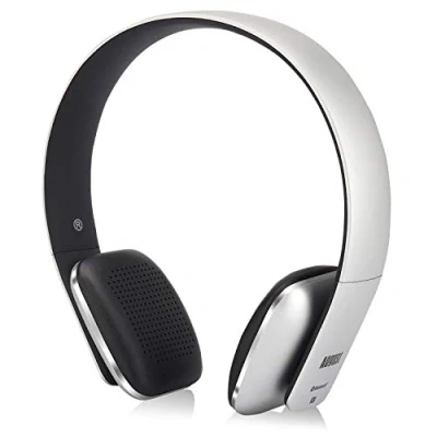 Immagine di August EP636S Cuffie Bluetooth Senza Fili NFC On Ear, Microfono Intagrato e Batteria Ricaricabile, Compatibile con Smartphones, iPhone, iPad, PC, Tablet, Telefonini Argento