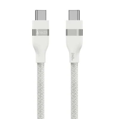 Immagine di Anker Cavo USB C di ricarica veloce 240W, design intrecciato e riciclato, 90cm, per iPhone 16/16 Pro/16 Plus/16 Pro Max, MacBook Pro, iPad Air 4, Galaxy S23 altro ancora.