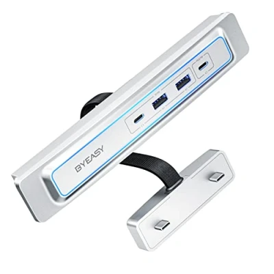 Immagine di BYEASY Hub USB per Tesla Model Y, docking station 3, accessorio modello Y 2021 2022 2023