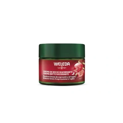 Immagine di Weleda Balsamo notte rassodante Melograno, crema viso con olio di semi melograno e peptidi maca. la idratante riduce le rughe rigenera pelle (1 x 40ml)