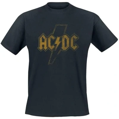 Immagine di AC/DC Distress Flash Uomo T Shirt Nero XL 100% Cotone Regular