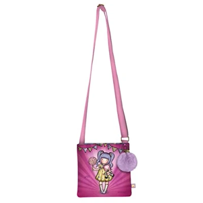 Immagine di SAFTA, Borsa a tracolla piccola Gorjuss Fairground First Prize 21 x 20 1,5 cm Unisex Bambini e ragazzi, multicolore, Talla única