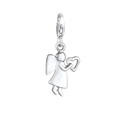 Immagine di Elli Ciondoli Donne Charm Angelo Custode Cuore Paradiso in Argento Sterlino 925
