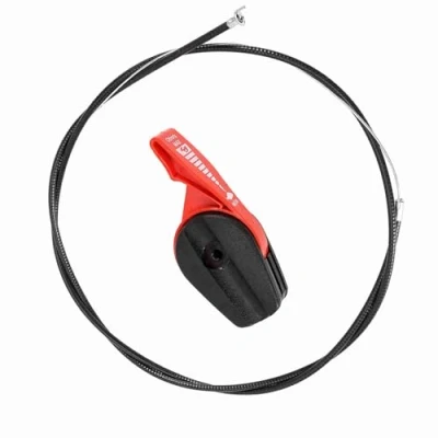 Immagine di Acceleratore Tagliaerba Universal 65&quot;Kit leva comando interruttore dell&#039;acceleratore per tosaerba elettrico a benzina(Red)
