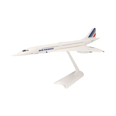 Immagine di herpa modello di aereo Air France Concorde F BVFB in scala 1:250 Snap Fit, aereo, pezzo da collezione, miniatura deco, statuetta con supporto plastica