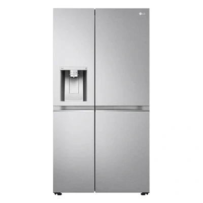 Immagine di LG GSLV91MBAC Frigorifero Americano Side by Side, Classe C, Firgorifero No Frost, 635L, Wi Fi, Tecnologia Door&amp;Linear Cooling, Fresh Balancer, Dispenser Senza Allaccio, Igienizzazione UVnano, Acciaio