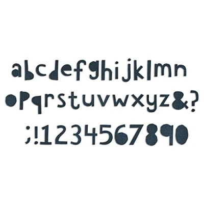 Immagine di Sizzix Bigz XL Alphabet Die Cutout Inferiore di Tim Holtz, Legno/Acciaio/plastica, Multicolore, 37.6 x 15.3 2 cm