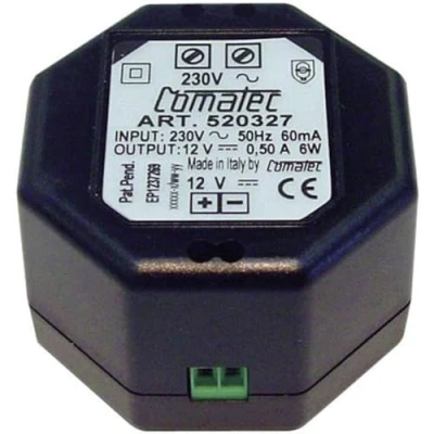 Immagine di Comatec OT/0050.24/E Alimentatore 0.50 A 12 W 24 V/DC 1 pz.