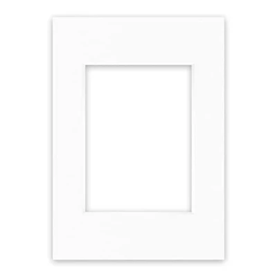 Immagine di nielsen Conservation Passepartout 1,5 mm, formato esterno 21x29,7 cm (DIN A4) per immagini 13x18 cm, bianco puro chiaro liscio