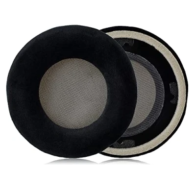 Immagine di JHZZWJ Cuscinetti auricolari di ricambio per diametro AKG K701, K702, Q701, Q702, K601, K612, K712, in similpelle, colore: nero