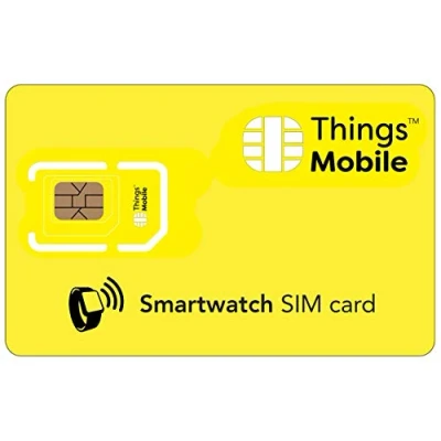Immagine di SIM Card per SENIOR SMARTWATCH Things Mobile con copertura globale e rete multi operatore GSM/2G/3G/4G LTE, senza costi fissi, scadenza tariffe competitive 10 di credito incluso