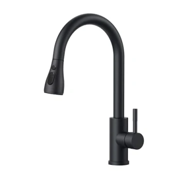 Immagine di FORIOUS Rubinetto Lavello Cucina Nero, Miscelatore con Doccetta Estraibile Rubinetti per Lavelli da Cucina, Acciaio Inox Ad Alta Pressione orientabile a 360 Monocomando