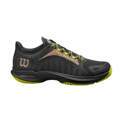 Immagine di Wilson Hurakn PRO, Tennis Shoe Uomo, Black/Lime Green/Falcon, 44 EU