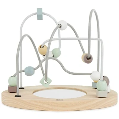 Immagine di BIECO Filo Bambini Gioco Labirinto Palline Legno di Perline in per