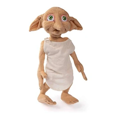 Immagine di WOW! STUFF House Elf Dobby Feature Plush with Sounds, Harry Potter Soft Toy, Collectible Teddy 6 Iconic Phrases, Brown