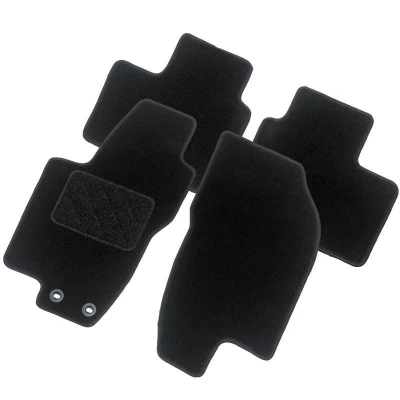 Immagine di AutoStyle TM TO542 Set tappetino Tessile anteriore e posteriore 4 nero TOYOTA: Yaris III Hatchback