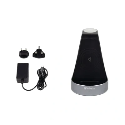 Immagine di Verbatim WCS 01 Alluminio 2 in 1 Qi MFi Wireless + Apple Watch Charger