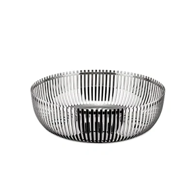 Immagine di Alessi PCH02/23 Cestino da Cucina Traforato di Design, in Acciaio Inossidabile 18/10 Lucido, 23 cm