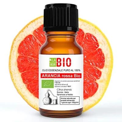 Immagine di Arancia Rossa Italia Bio Olio essenziale 100% Puro 30 ml Uso Alimentare Interno Terapeutico Diffusori Aromaterapia Cosmetica Cucina Laborbio