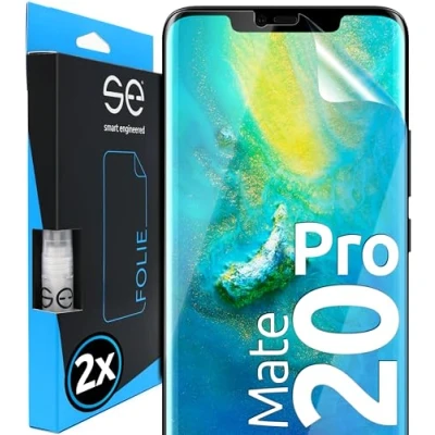 Immagine di smart engineered 3D Pellicola Protettiva per Schermo Huawei Mate 20 PRO [2 Pezzi Transparente, Case Friendly, qualità dell&#039;immagine Full HD,Pellicola TPU