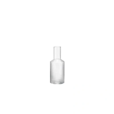 Immagine di ferm LIVING caraffa Ripple, trasparente, 1 litro, vetro, soffiato a bocca