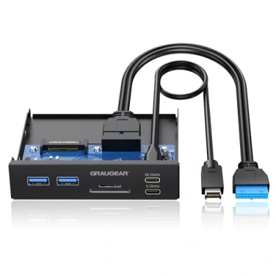 Immagine di GrauGear G MP01CR 6 Porte Hub USB 3.0 Nero