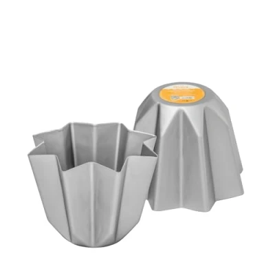 Immagine di Decora 0062687 Stampo Pandoro in Alluminio Anodizzato 500 G, Argento