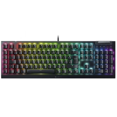 Immagine di Razer BlackWidow V4 X Tastiera Gaming Meccanica Chroma RGB (Switch Meccanici Verdi, 6 Tasti Macro Dedicati, ABS a Doppia Iniezione) FR Layout Nero
