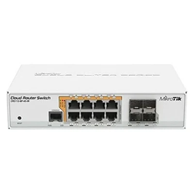Immagine di Mikrotik CRS112 8P 4S IN switch di rete Gigabit Ethernet (10/100/1000) Bianco Supporto Power over (PoE)