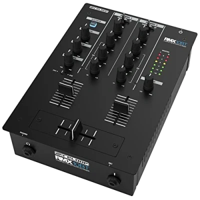 Immagine di Reloop RMX 10 BT Mixer DJ Bluetooth a 2 canali con connettività integrata, nero
