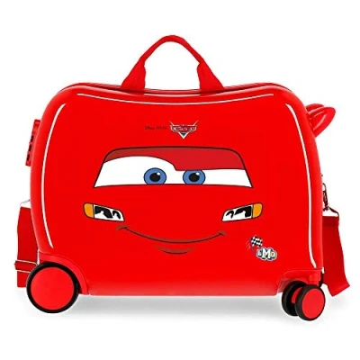 Immagine di Disney Cars Lightning Mcqueen Valigia per bambini, colore: rosso, 50 x 38 20 cm, rigida ABS, chiusura a combinazione laterale, 34 l, 3 kg, 4 ruote, bagaglio mano