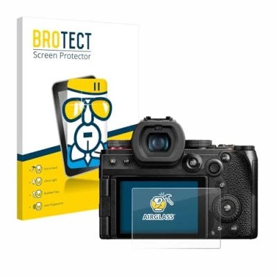 Immagine di brotect Pellicola Protettiva Vetro per Panasonic Lumix DC G9 II Protezione Schermo [Durezza Estrema 9H, Chiaro]