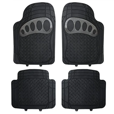 Immagine di SITU universale Auto Tappetini in gomma nero/argento scm0102