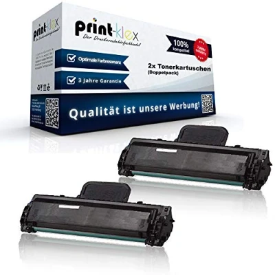 Immagine di 2 X cartucce Toner compatibili per SAMSUNG ML 1670 1672 1674 1675 1678 1860 1865 Confezione Doppia MLT D104 MLT1042S mlt1042 Print Pro Serie