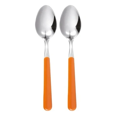Immagine di Excelsa Set Cucchiai in Acciaio Inox, Arancione, 2 Pezzi