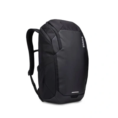 Immagine di Thule Chasm Zaino da 26 litri, materiali riciclati resistenti all&#039;acqua, custodia imbottita per laptop, tasche in rete l&#039;organizzazione, cerniera laterale un facile accesso, nero