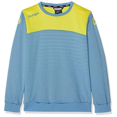 Immagine di Kempa Emotion 2.0 Maglia a Maniche Lunghe, Unisex Bambini, Vene Blu/Giallo Lime, 164