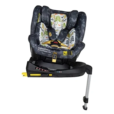 Immagine di COSATTO Seggiolino Auto, All in Rotate i Size Girevole a 360, Gruppo 0+123, 0 36 kg, 12 anni, ISOFIX, ERF, Antifuga (Nature Trail Shadow)