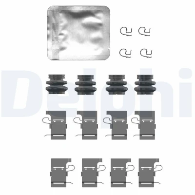 Immagine di DELPHI LX0732 Kit accessori, Pastiglia freno VOLKSWAGEN: T Roc