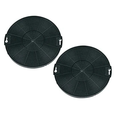 Immagine di Filtro ai carboni attivi, set rotondo cappa aspirante come tipo EFF75 alternativa Electrolux AEG 4055093712 Faber 112.0067.944 Franke 112.0067.942 anche Zanussi Zanker Progress efc efg pdp zkp zhc