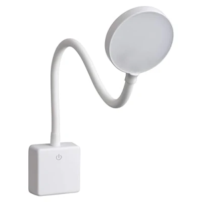 Immagine di SEBSON Luce Notturna LED da Presa, dimmerabile, flessibile, 4W, bianco neutro 4000K, Applique Parete Lampada Lettura con Spina