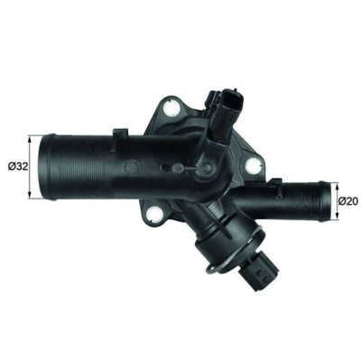 Immagine di MAHLE ORIGINAL TM 39 108 Termostato motore con guarnizione RENAULT: CLIO 3, TWINGO 2, Modus / Grand
