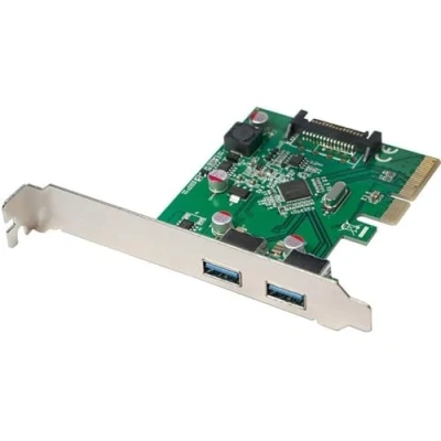 Immagine di LogiLink PC0080 2 Porte Scheda controller USB 3.1 A PCIe