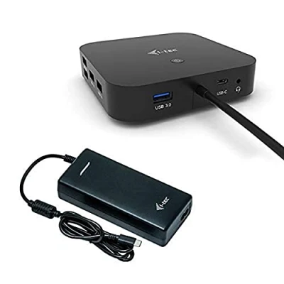 Immagine di i tec USB C Dual Display Docking Station with Power Delivery 100 W Universal Charger 112
